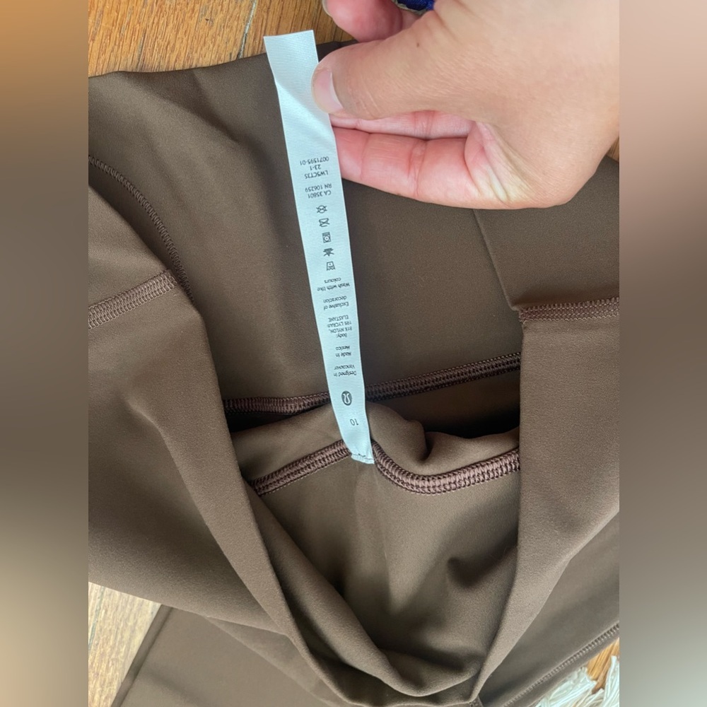 Nwt Lululemon Align 25” Leggings In Java Size 8, … - image 4